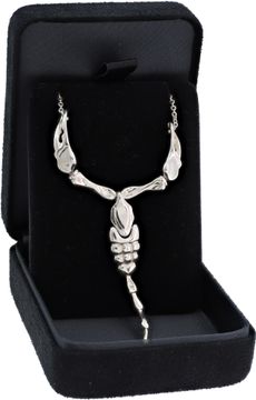 Tiffany & Co. Scorpion pendant necklace in sterling silver Elsa Peretti collection