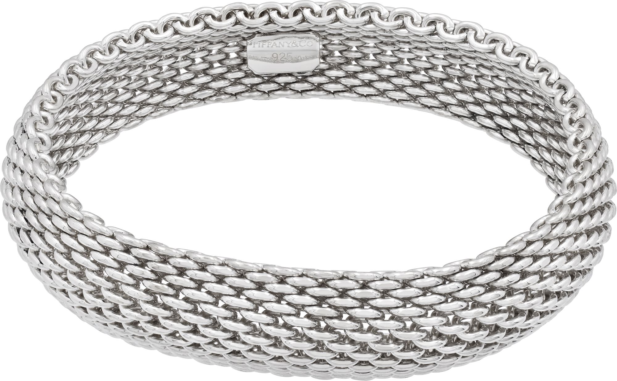 Tiffany & Co. woven bracelet in sterling silver | Gray  display picture 3