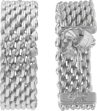 Tiffany & Co. Somerset Mesh woven earrings in sterling silver