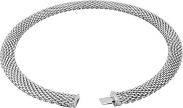Tiffany & Co. Somerset Mesh Woven Necklace In Sterling Silver