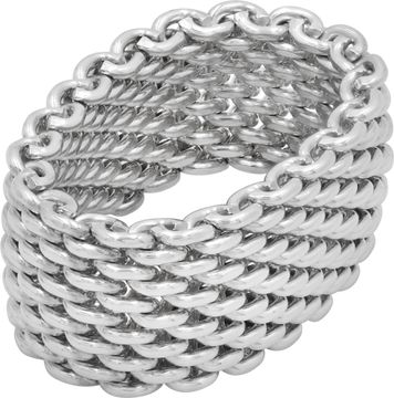 Tiffany & Co. woven ring in sterling silver