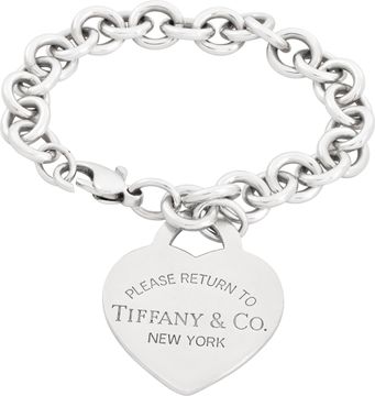 Tiffany & Co. sterling silver heart bracelet