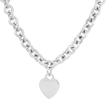 Tiffany & Co. sterling silver necklace with heart