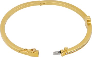 Tiffany & Co. T Bangle with diamonds in 18k yellow gold