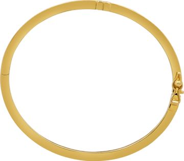 Tiffany & Co. T Bangle with diamonds in 18k yellow gold