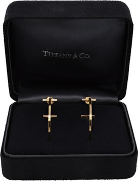 Tiffany & Co. T wire Hoop earrings in 18k yelllow gold