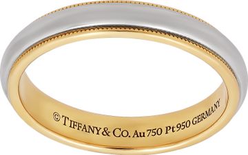 Tiffany and Co. Together band in 18k yellow gold and platinum Tiffany and Co. Together band in 18k yellow gold and platinum Ring Collection