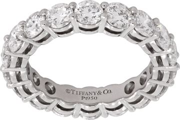 Tiffany Forever Eternity Band Ring in platinum Ring Collection