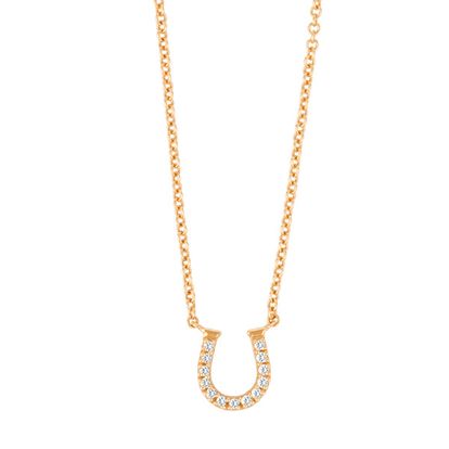Tiffany horseshoe pendant in 18k | Gray & Sons Jewelers