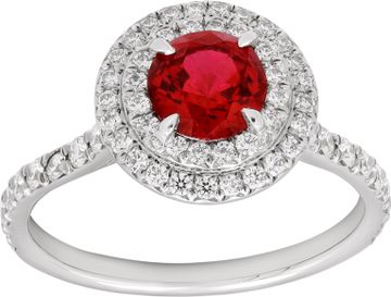 Tiffany Soleste Ruby and Diamond ring in platinum Tiffany Soleste Ruby and Diamond ring in platinum Ring Collection