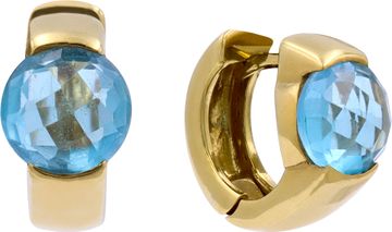 Topaz Earrings in 18k Yellow Gold Topaz Earrings in 18k Yellow Gold Earring Collection