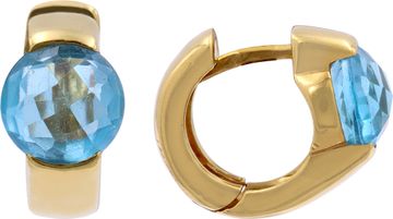 Topaz Earrings in 18k Yellow Gold