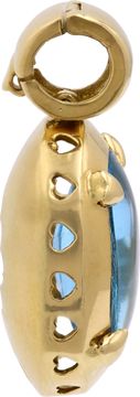 Topaz Pendant in 18k Yellow Gold