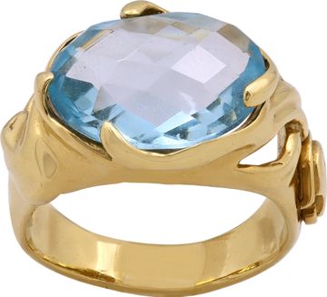 Topaz Ring in 18k Yellow Gold Topaz Ring in 18k Yellow Gold Ring Collection