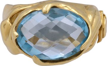 Topaz Ring in 18k Yellow Gold