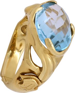 Topaz Ring in 18k Yellow Gold