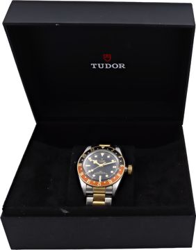 Tudor black bay 79833MN Stainless Steel Black dial 41mm Automatic watch