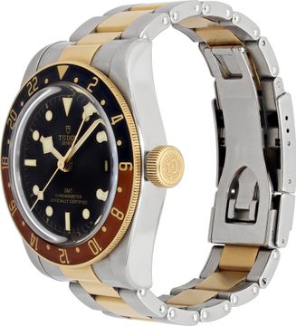 Tudor black bay 79833MN 18k & steel 41mm auto watch