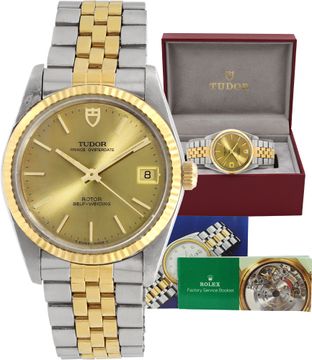 Tudor Prince Oysterdate "Two-Tone" 35mm Automatic Tudor Prince Oysterdate "b556785" 35mm 74033 Mens Watch Collection