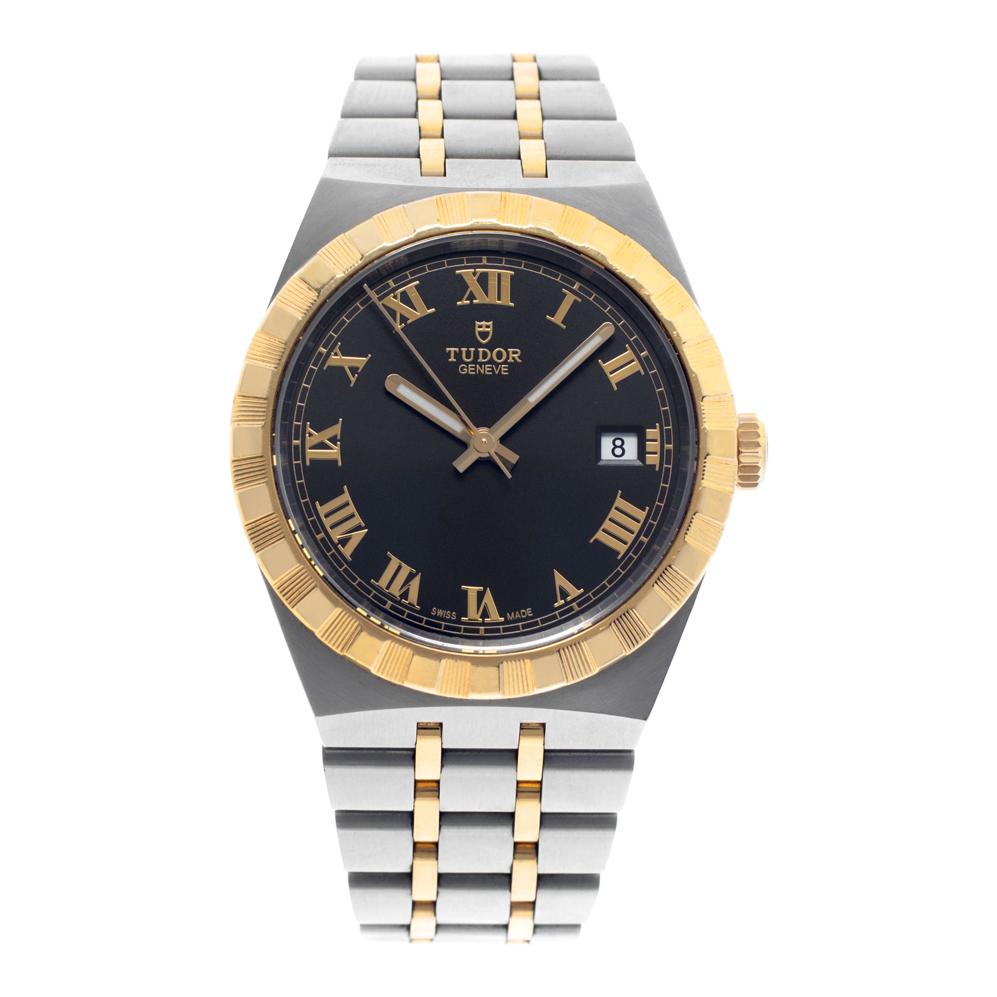 Used Tudor Royal m28503 18k & steel 38mm auto watch | Gray & Sons