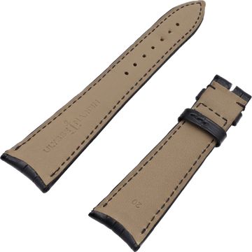 Ulysse Nardin Black Alligator Strap (20mm x 16mm)