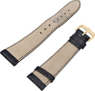Ulysse Nardin Black Alligator Strap with yellow gold buckle