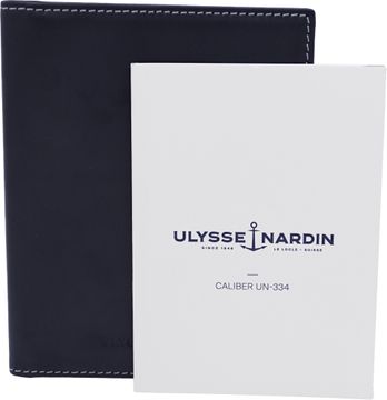 Ulysse Nardin Dual Time 3346-126/91 18k rose gold 42mm auto watch
