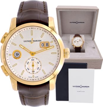 Ulysse Nardin Dual Time 3346-126/91 18k rose gold 42mm auto watch Ulysse Nardin Dual Time 42mm 3346-126/91 Mens Watch Collection