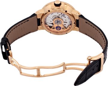 Ulysse Nardin Marine 1182-160/490 18k rose gold 39mm auto watch
