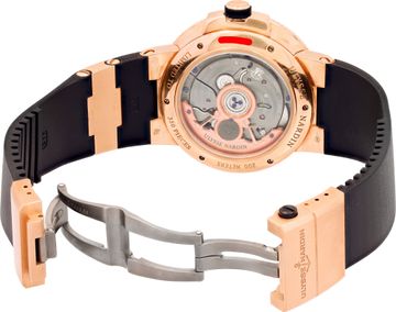 Ulysse Nardin Marine 1186-122/40 18k rose gold 45mm auto watch