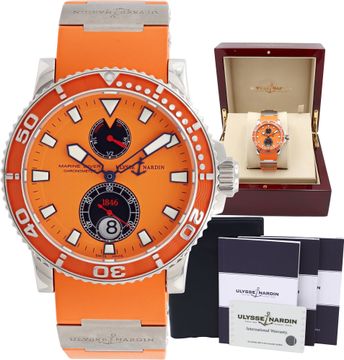 Ulysse Nardin maxi diver "Orange Edition" 42mm 263-33 Mens Watch Collection