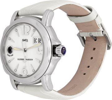 Ulysse Nardin San Marco GMT Stainless steel MOP diamond dial