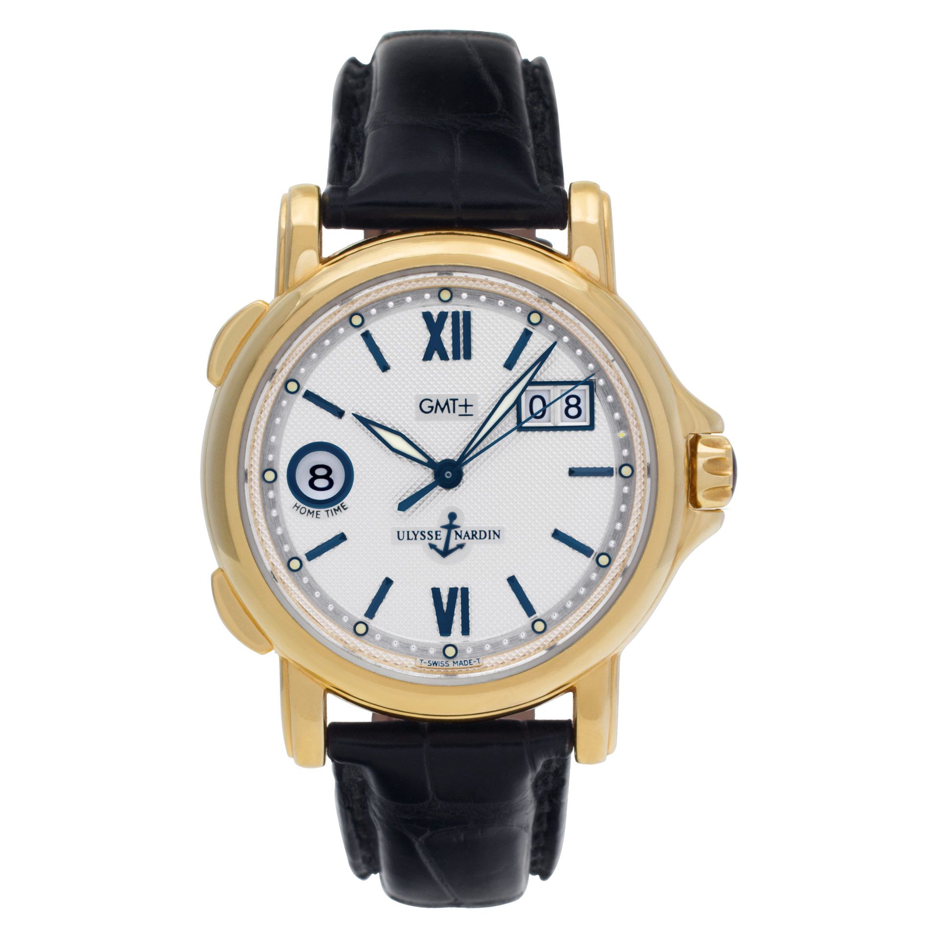 Used Ulysse Nardin San Marco 221-88 18k Silver dial 40mm |