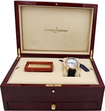 Ulysse Nardin Sonata Cathedral 676-88 18k 41mm auto watch
