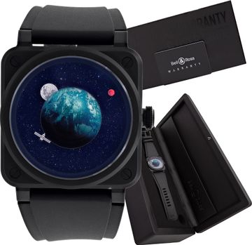Unused Bell & Ross Astro 41mm BR03A-Emm-CE/SRB Mens Watch Collection