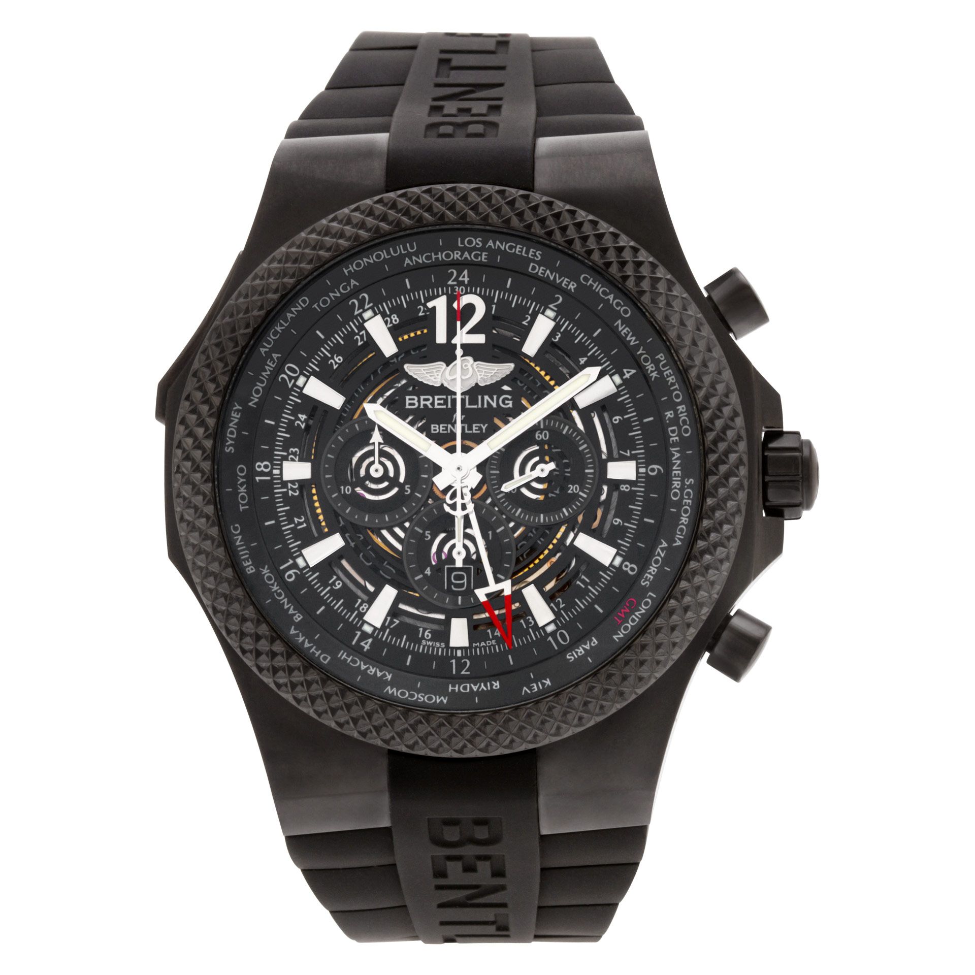 AB022022/BC84-244S Breitling Bentley 24H Black Dial Men's Watch