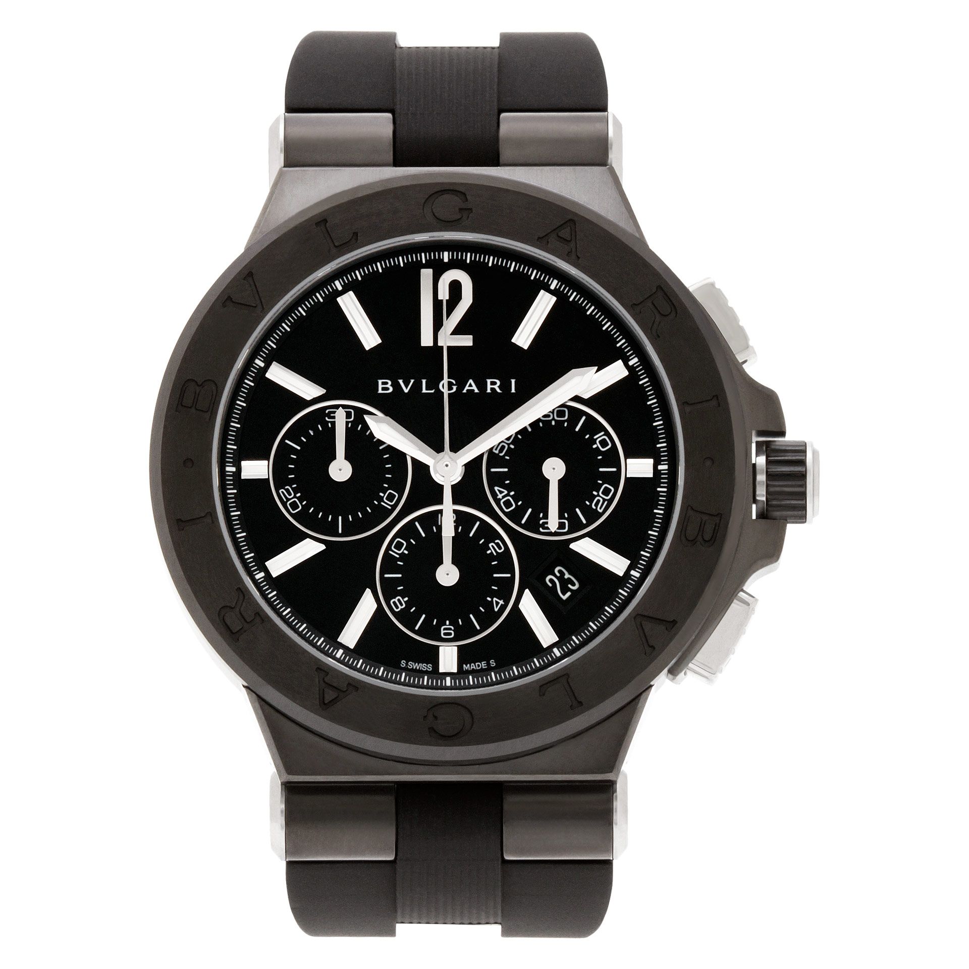 Bvlgari Diagono DG 42 BSC CH stainless steel 42mm auto | Gray & Sons