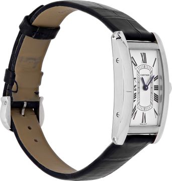Cartier Tank Américaine Stainless Steel Silver dial Quartz watch