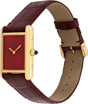 Cartier Tank Louis 4369 18k Red dial 25.5mm Manual watch