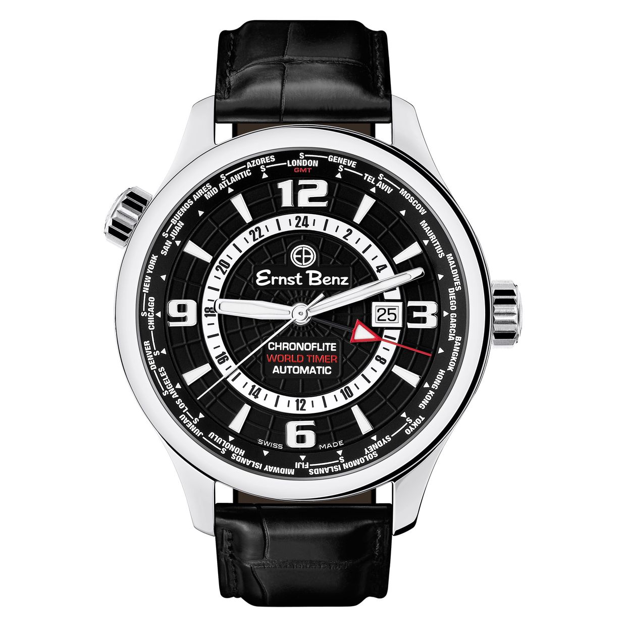 Ernst Benz Chronoflite World Timer GC10851 W518997 | Gray & Sons