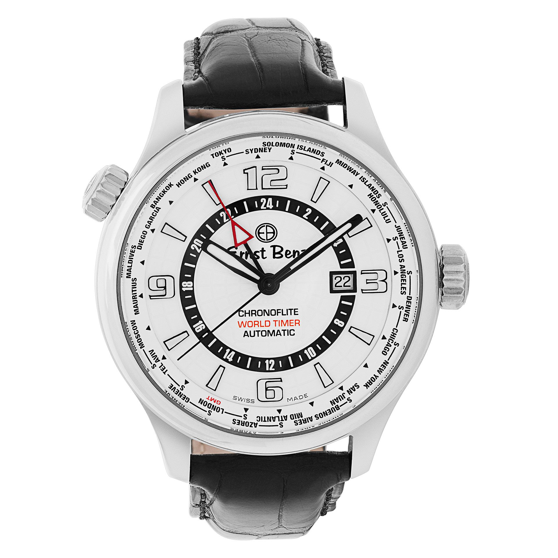Ernst Benz Chronoflite World Timer GC10852 W519255 | Gray & Sons