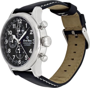 Ernst Benz Chronolunar GC40386 Stainless Steel Black dial 44mm Automatic watch