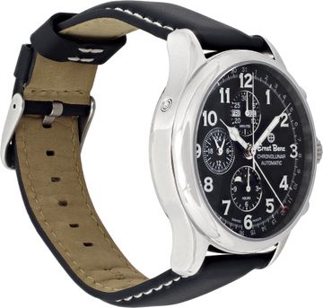 Ernst Benz Chronolunar GC40386 Stainless Steel Black dial 44mm Automatic watch