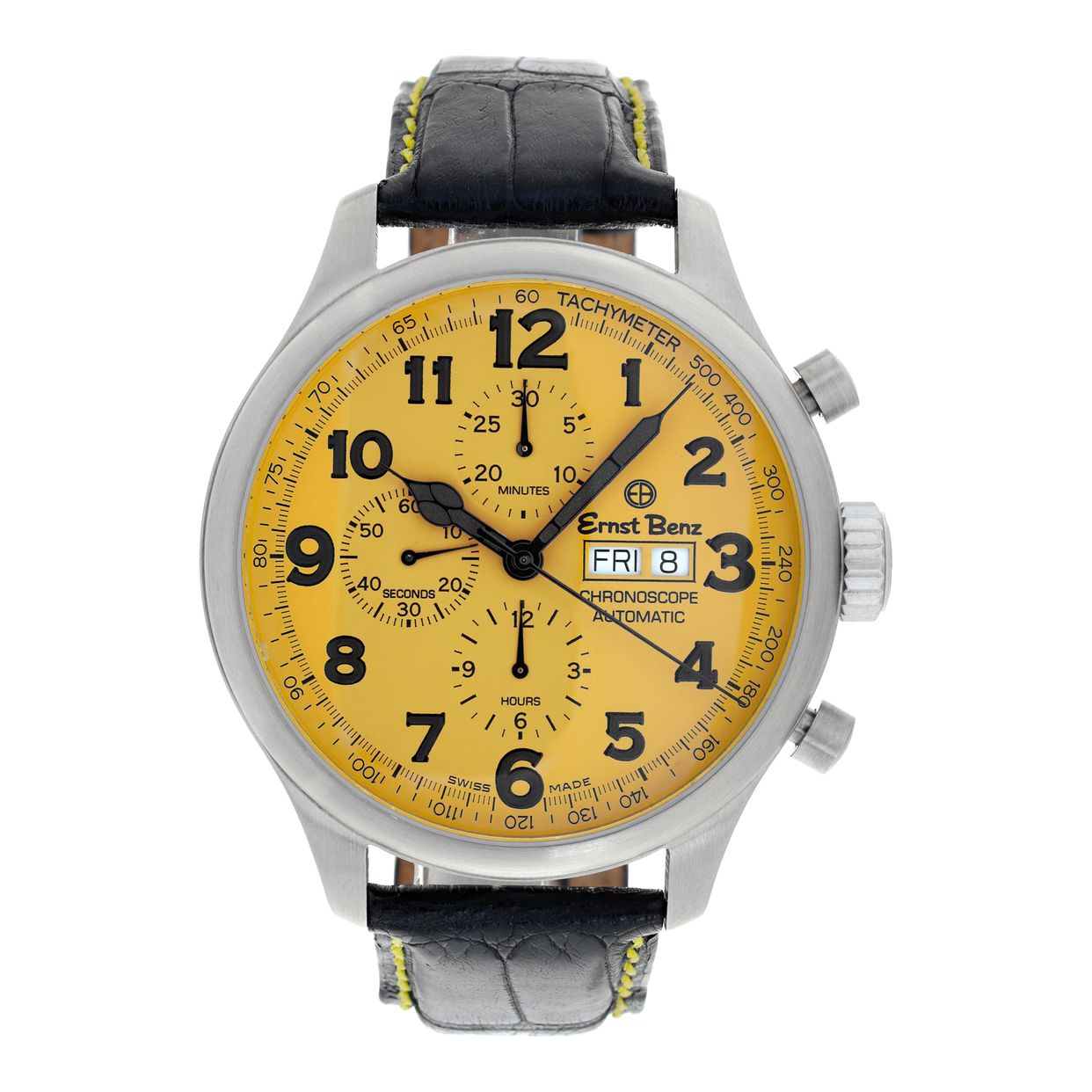 Ernst Benz Chronoscope GC10119 stainless steel 47mm | Gray & Sons
