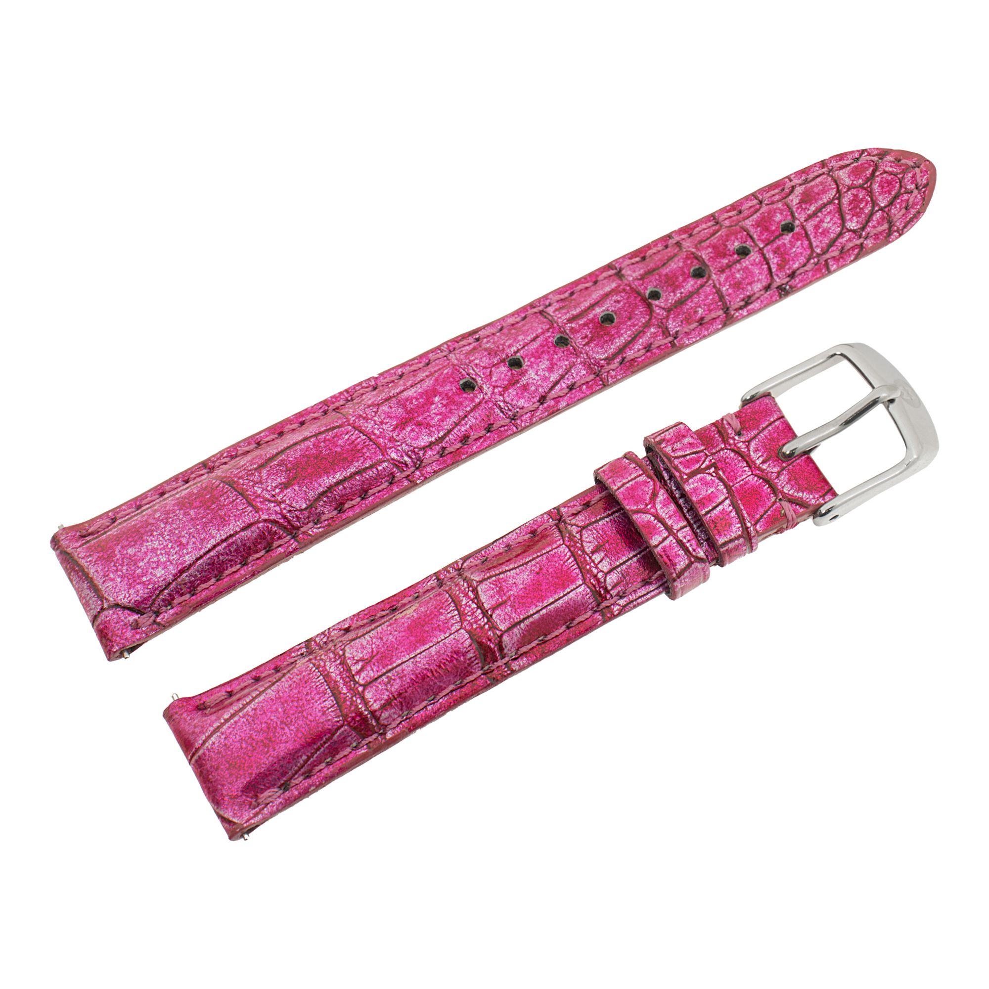 Michele Watch Strap Alligator Michele Apple Watch Red Crocodile Leather Strap | MS20SL0003  main image 4