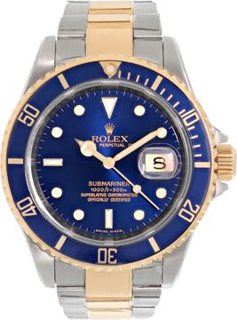 Rolex Submariner 16613 18k & steel 40mm auto watch