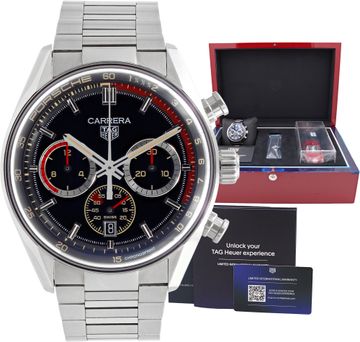 Unused Tag Heuer Carrera " Porsche Chronograph Limited edition" 42mm CBS2015