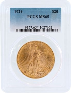 US $20 Saint-Gaudens Double Eagle PCGS MS 65 US $20 Saint-Gaudens Double Eagle PCGS MS 65 Jewelry Collection
