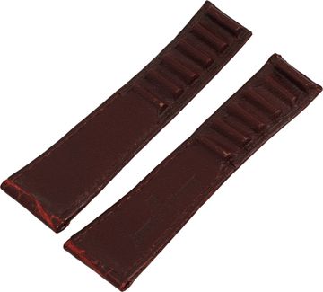 Used Audemars Piguet Alligator Burgundy Strap for deployant buckle (20mm x 16mm)