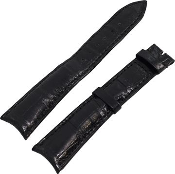 USED Audemars Piguet Padded Black Aligator Strap (20mm x 16mm) Watch Strap Collection